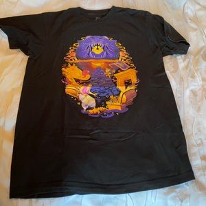 Disney Aladdin Black T shirt EUC retro